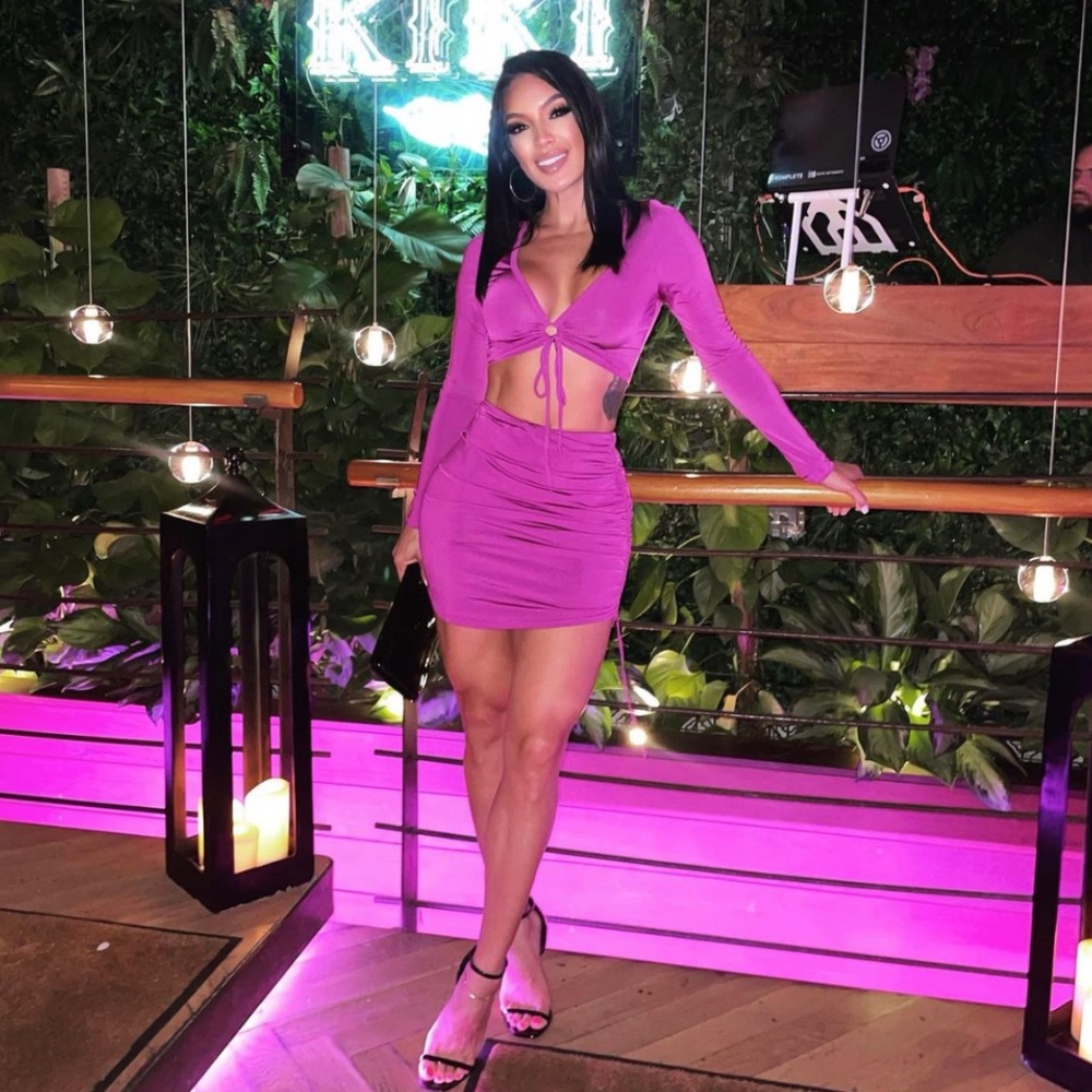 Long sleeved set dress